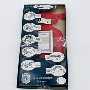 Faultless Rubber Co Wearever Hot Water Bottle Metal Close VTG NOS